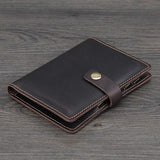 Personalized Leather Passport Cover for Men - Travel Engraved Covers