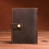 Personalized Leather Passport Cover for Men - Travel Engraved Covers