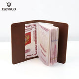 Retro Leather Passport Bag Travel Passport Wallet