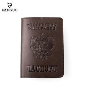 Retro Leather Passport Bag Travel Passport Wallet