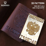 Retro Leather Passport Bag Travel Passport Wallet