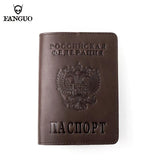 Retro Leather Passport Bag Travel Passport Wallet