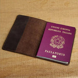 Custom Italian Passport Cover with Name Unisex Holder