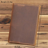 Vintage Leather Passport Case Travel Wallet Organizer