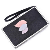 Lychee Pattern Ladies Wallet Clutch Handbag Purse