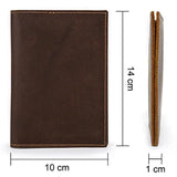 Full Grain Leather Passport Holder Travel Wallet Passport Organizer