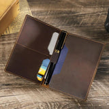 Full Grain Leather Passport Holder Travel Wallet Passport Organizer