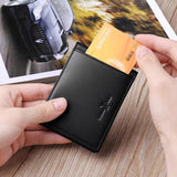 WILLIAMPOLO Card Bag Male Cowhide Leather Case Driving Set Mini