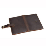 Genuine Leather Passport Cover Crazy Horse Cow Leather Travel Passport Holder