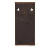 Retro Crazy Horse Cow Leather Watch Bag