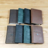Personalized Leather Passport Cover - Gift for Him