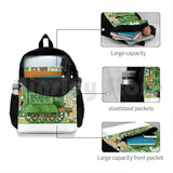 Vintage Ivor Engine Outdoor Hiking Backpack Waterproof Camping Travel