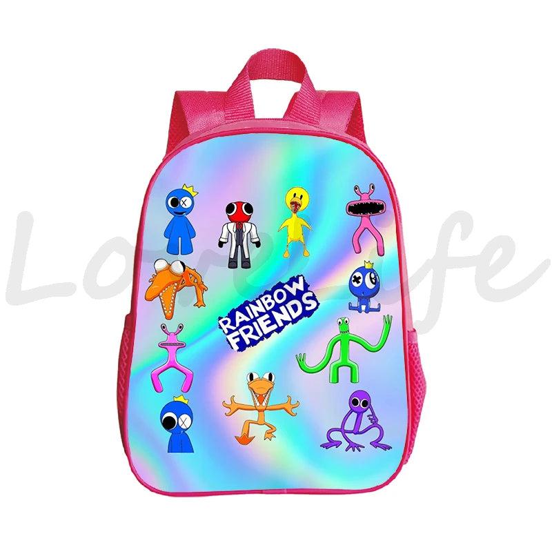 Rainbow Backpacks Boys Girls School Bags Children Bookbag Toddler Cartoon Kinder