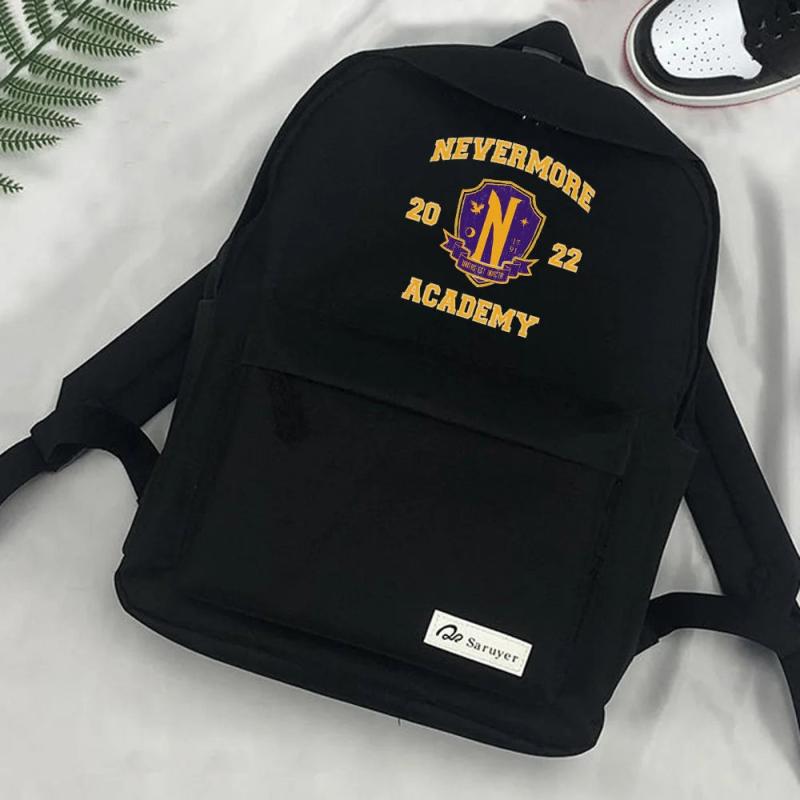 Nevermore Academy Wednesday Addams Backpack