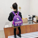 Kids Unicorn Backpack Boys Shoulder Bag Small Back Pack