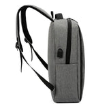 USB Backpack Briefcase for School Students Laptop Backpack