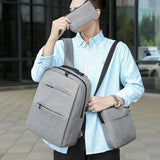 USB Backpack Briefcase for School Students Laptop Backpack