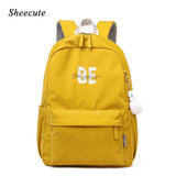 Girls Backpack School Bags Female Casual Backpack Waterproof Nylon