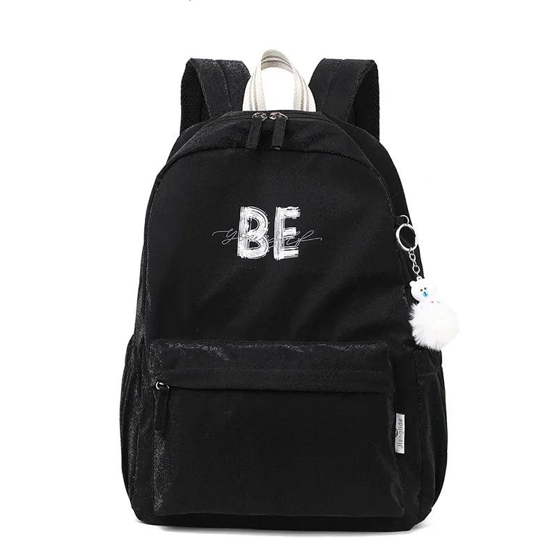 Girls Backpack School Bags Female Casual Backpack Waterproof Nylon