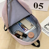 Waterproof Teen Backpack Girls Large Capacity Casual Schoolbags Mochila