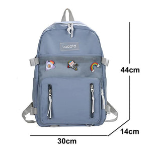 Waterproof School Bag for Girls Large Capacity Backpack