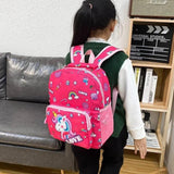 Preppy Cartoon Unicorn Backpack For Girls&Boy Dinosaur Schoolbag