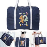 Portable Travel Bag Foldable Organizer Bear Letter Pattern