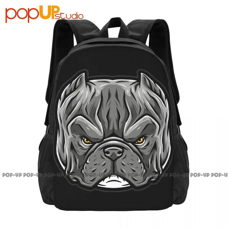 American Exotic Bully Pit Bull Backpack - Large Capacity Vintage Gym Bag