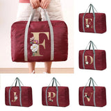 Large Capacity Folding Unisex Travel Bags Letter Series