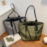 Women Tote Bag Shoulder Zipper Large Capacity Lady Handbag Shopping