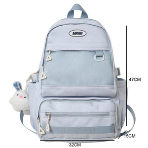 Women's Backpack Multi-pocket Big Travel Bag Schoolbag for Teenage Girl