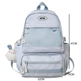 Women's Backpack Multi-pocket Big Travel Bag Schoolbag for Teenage Girl