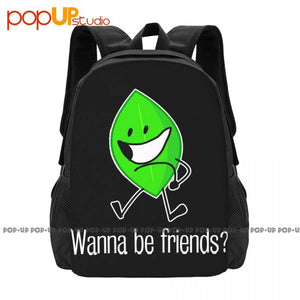 BFDI Battle For Dream Island Leafy Backpack Large Capacity