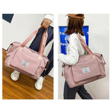 Foldable Waterproof Large Gym Bag Expandable Duffel Handbag