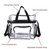 Portable Transparent Shoulder Crossbody Bag Tote Satchel Handbag