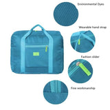 Portable Multi-function Bag Folding Travel Bags Nylon Waterproof Bag Large Cap