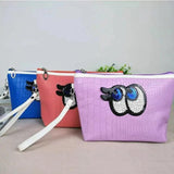 Large Capacity Women's Travel Bags Cartoon Character Print Pretty Style