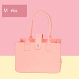 Large Felt Shopping Bags Multifunction Tote Bag for Grocery Reusable
