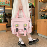 Floral Women Ita Backpack Large Capacity Shoulder Bag