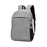 Mew Men's Waterproof Business Laptop Backpack USB Charging Bagpack