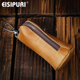 Leather Key Holder Wallet with Key Rings