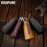 Leather Key Holder Wallet with Key Rings