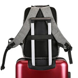 Geestock Men Anti Theft Backpack 15.6 Inch USB Charging Business Travel Bags