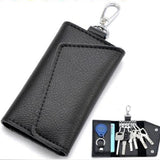Leather Keychain Holder Bag Case Wallet Cover
