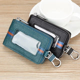 Car Key Fob Case Holder Organizer Zipper Wallet for Men