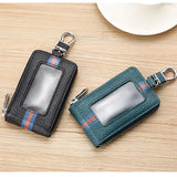 Car Key Fob Case Holder Organizer Zipper Wallet for Men
