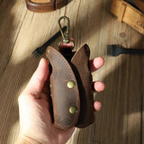 DIY Leather Keychain Key Holder Organizer Keys Pouch