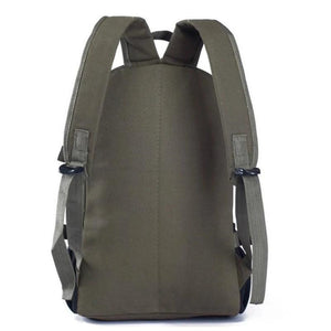 Men's Large Canvas Backpack Schoolbag Casual Travel Rucksack