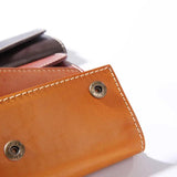 Men Leather Key Wallets Zipper Key Wallet Multifuctional Key Case