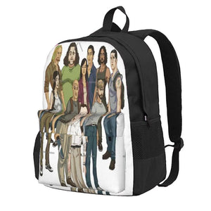 Lost TV Series Backpacks Men's Women's Backpacks Bags